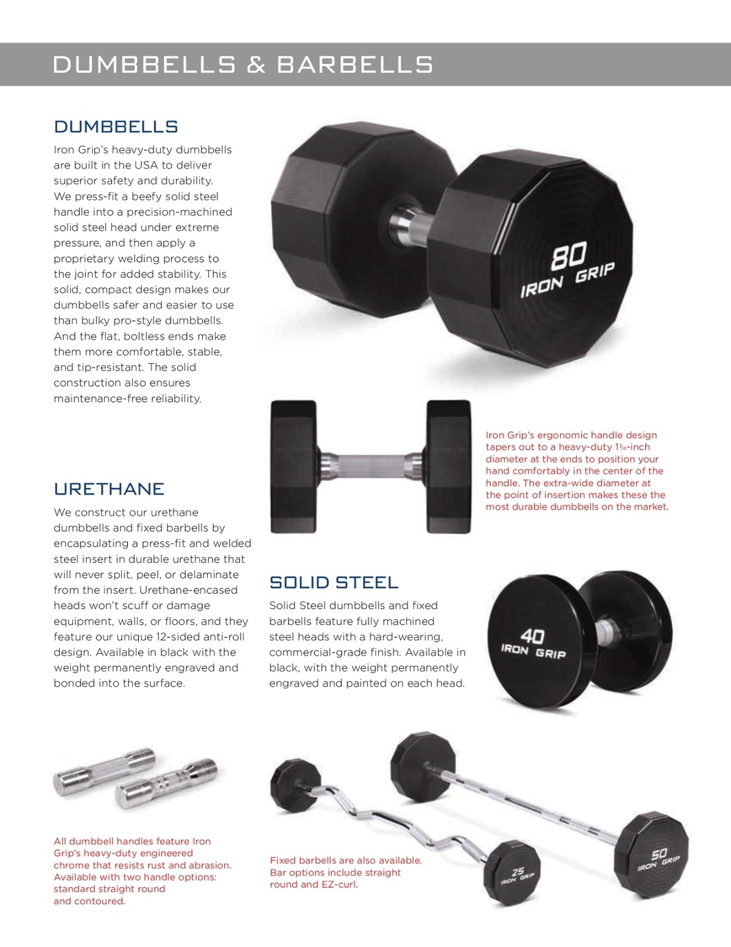 Iron grip barbell online company