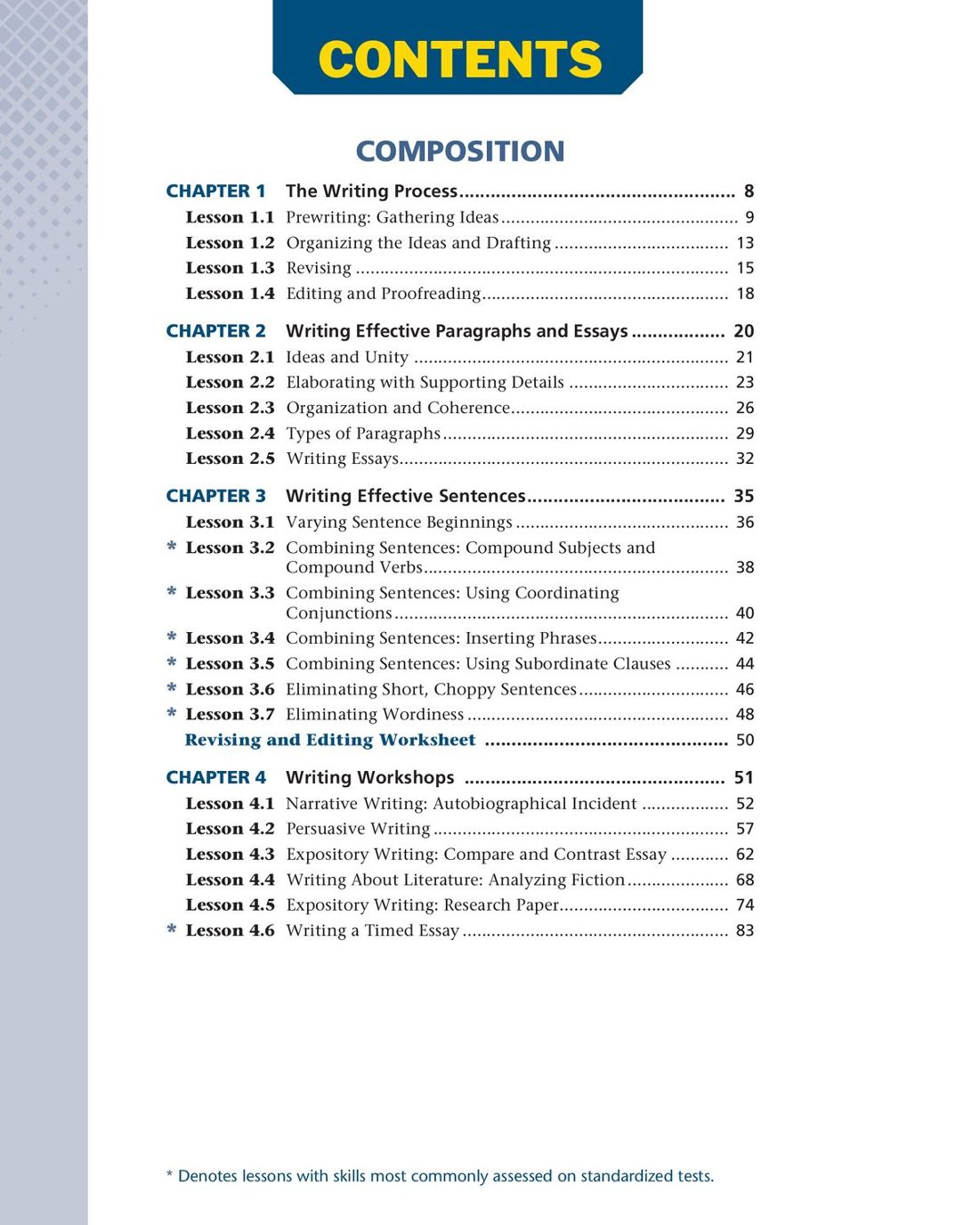Worksheets Grammar Editing Worksheets grammar for writing c2014 grade 9 level purple student edition page 2