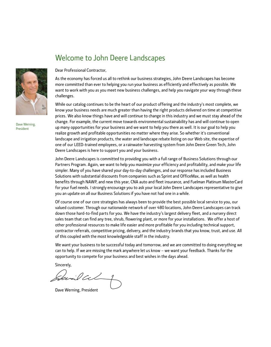 John Deere Landscapes Catalog, John Deere Landscapes Catalog