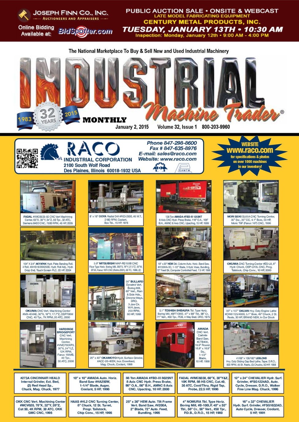 January 2 2015 Industrial Machine Trader