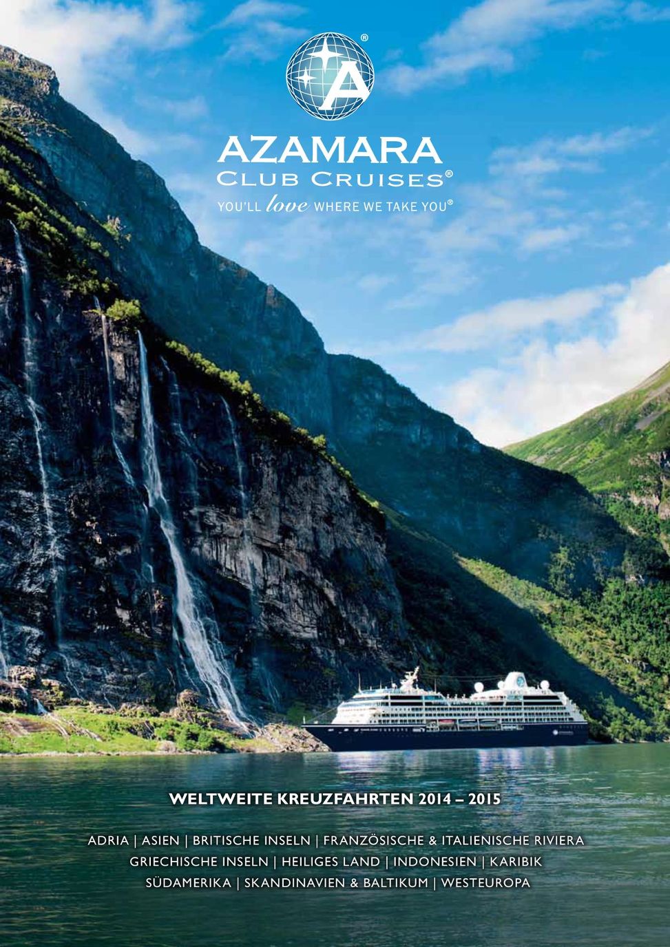Azamara Club Cruises Kreuzfahrt Katalog 14 15
