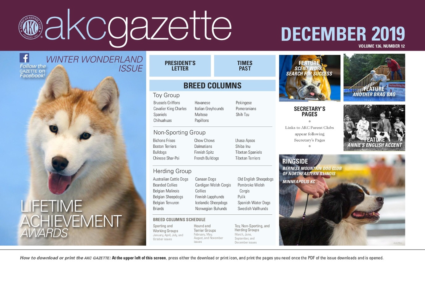 Akc Gazette December 2019