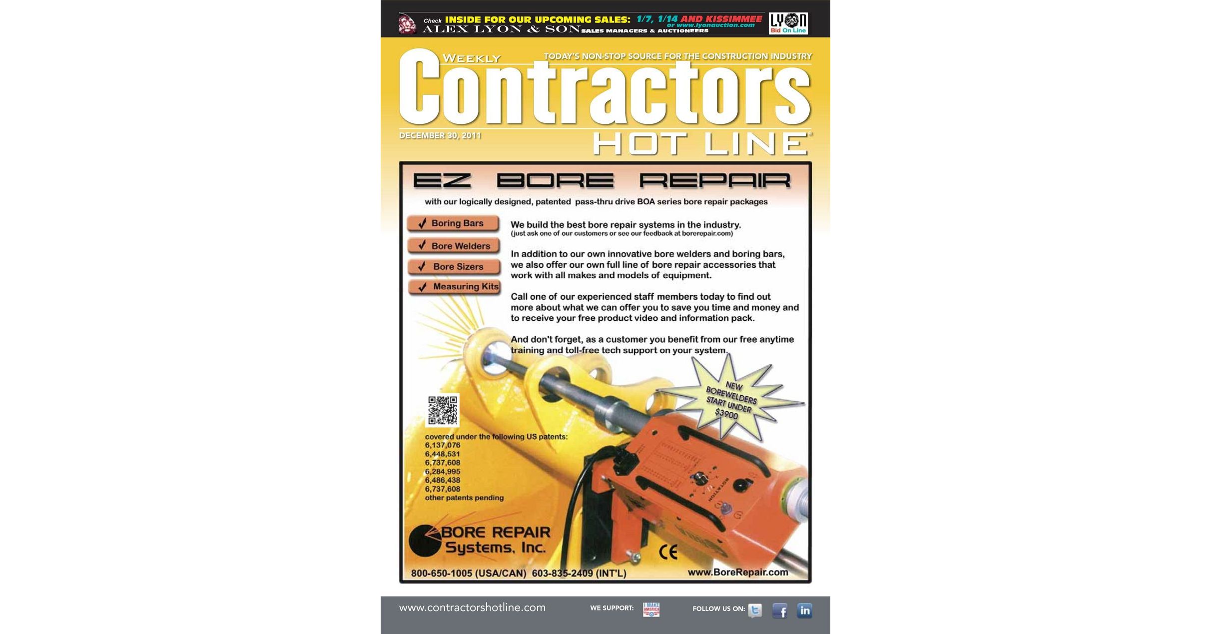 Contractors Hot Line 123011