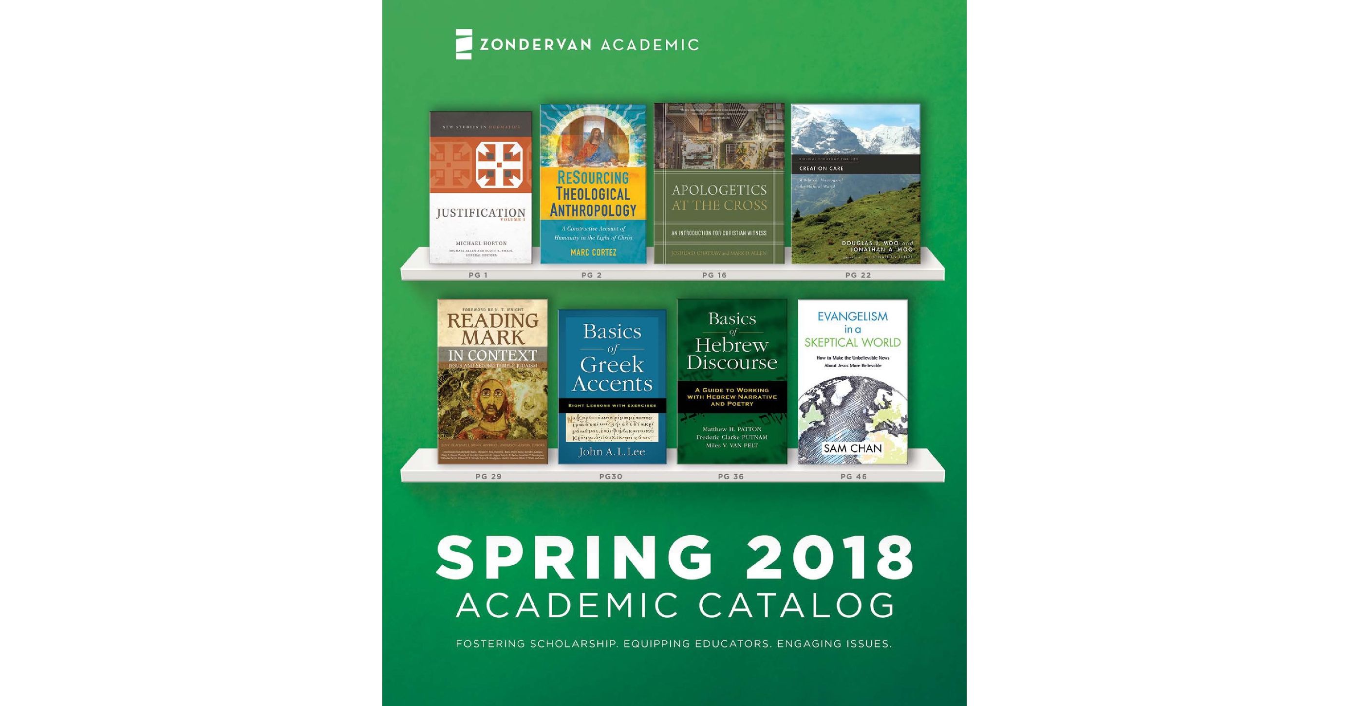 Zondervan Academic Spring 2018