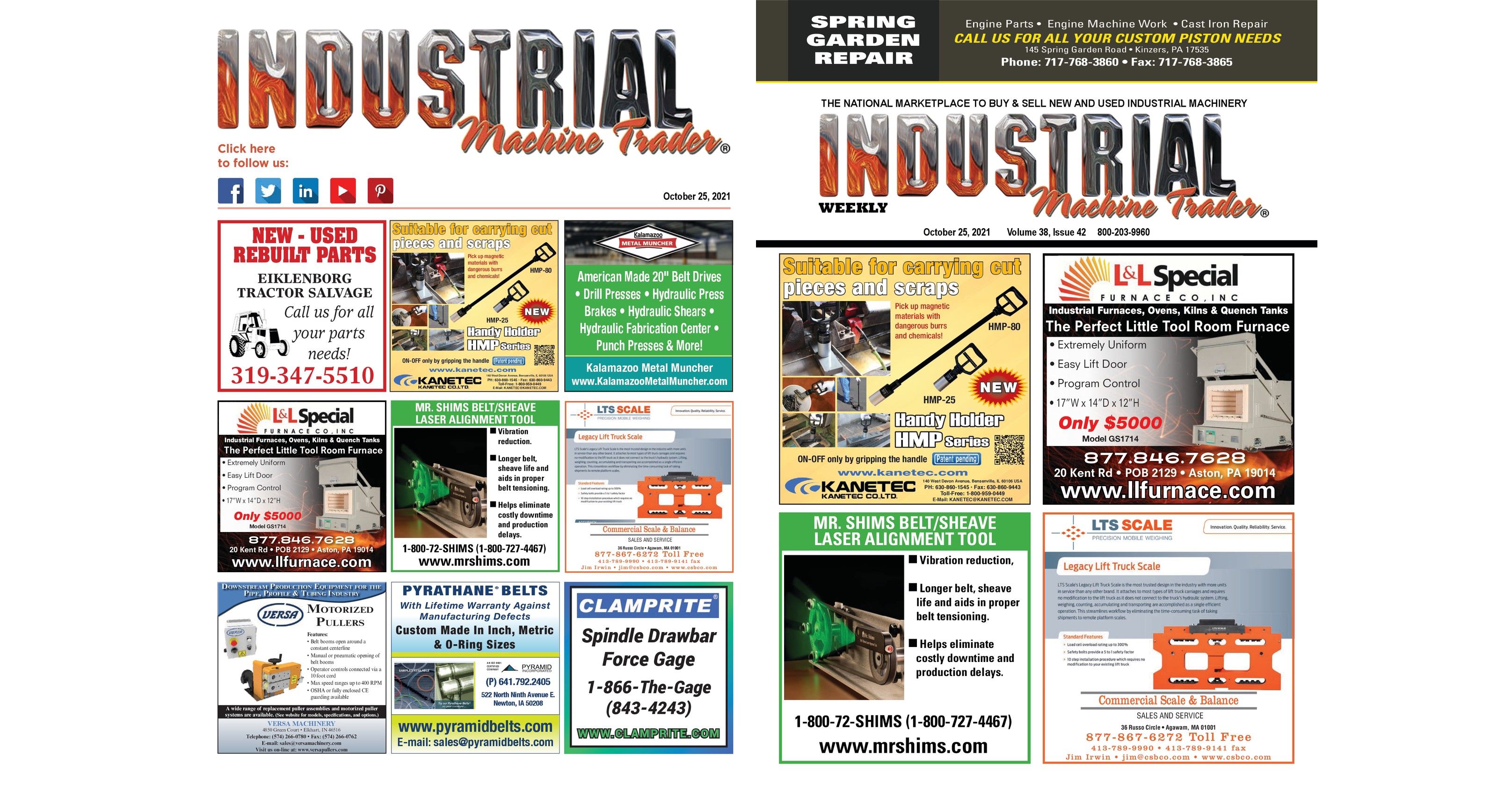 October 25, 2021 Industrial Machine Trader