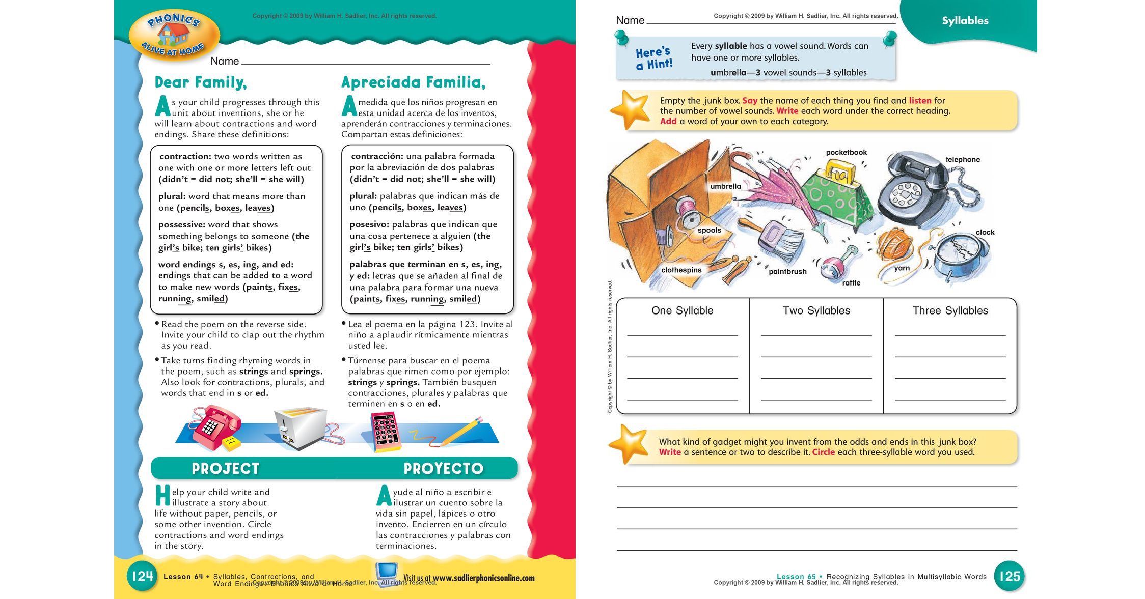 Sadlier Phonics Level C Grade 3 Student Edition