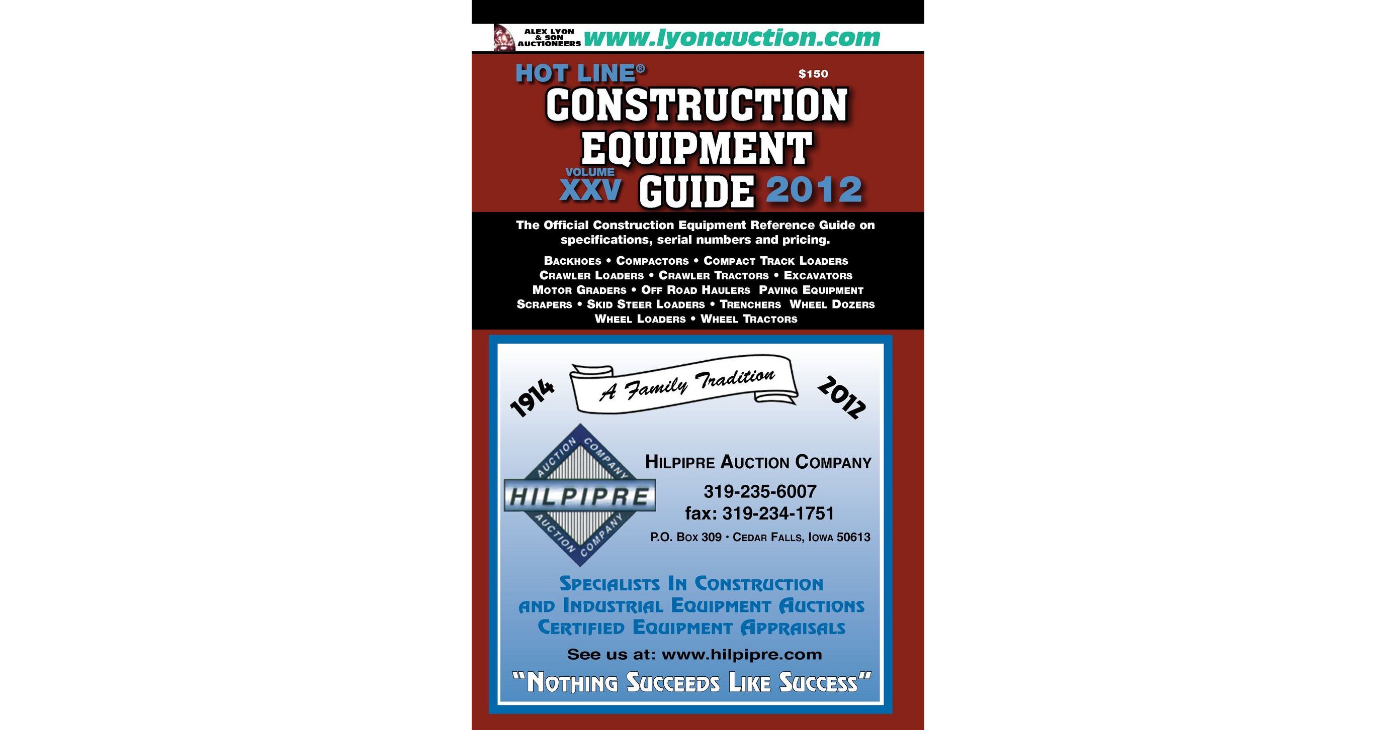 2012 Construction Equipment Guide