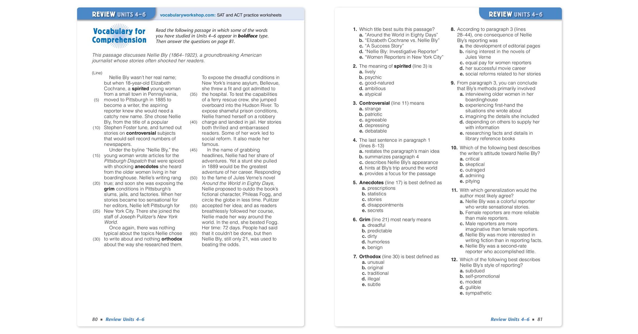 Wordly Wise 6 (Vocabulary 9)