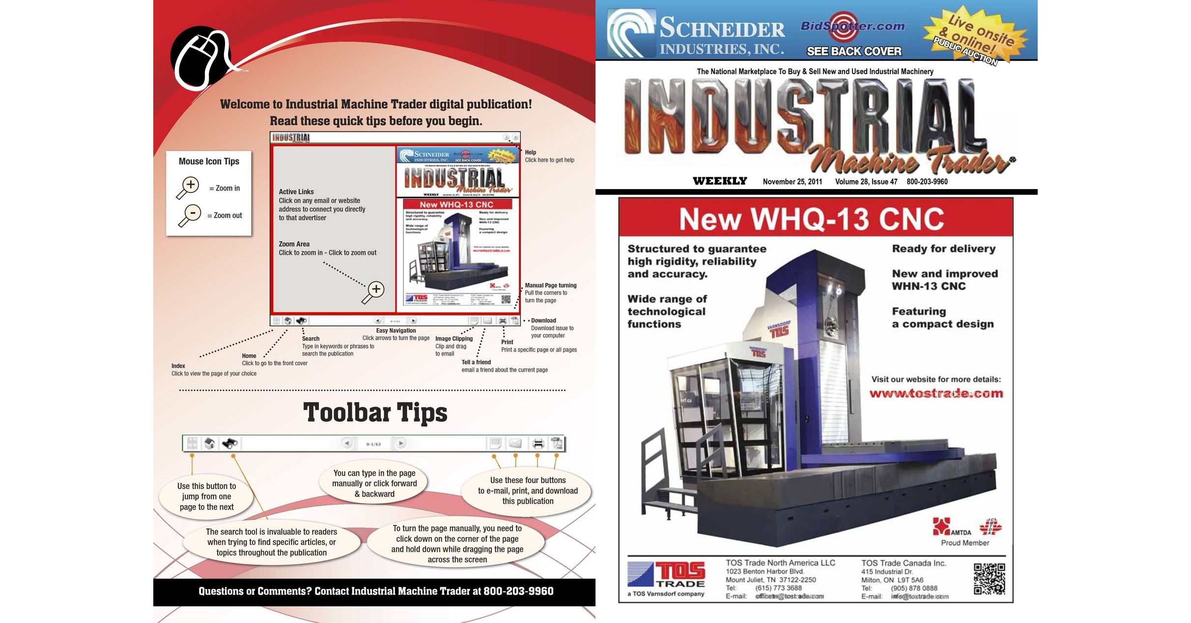 Industrial Machine Trader November 25, 2011