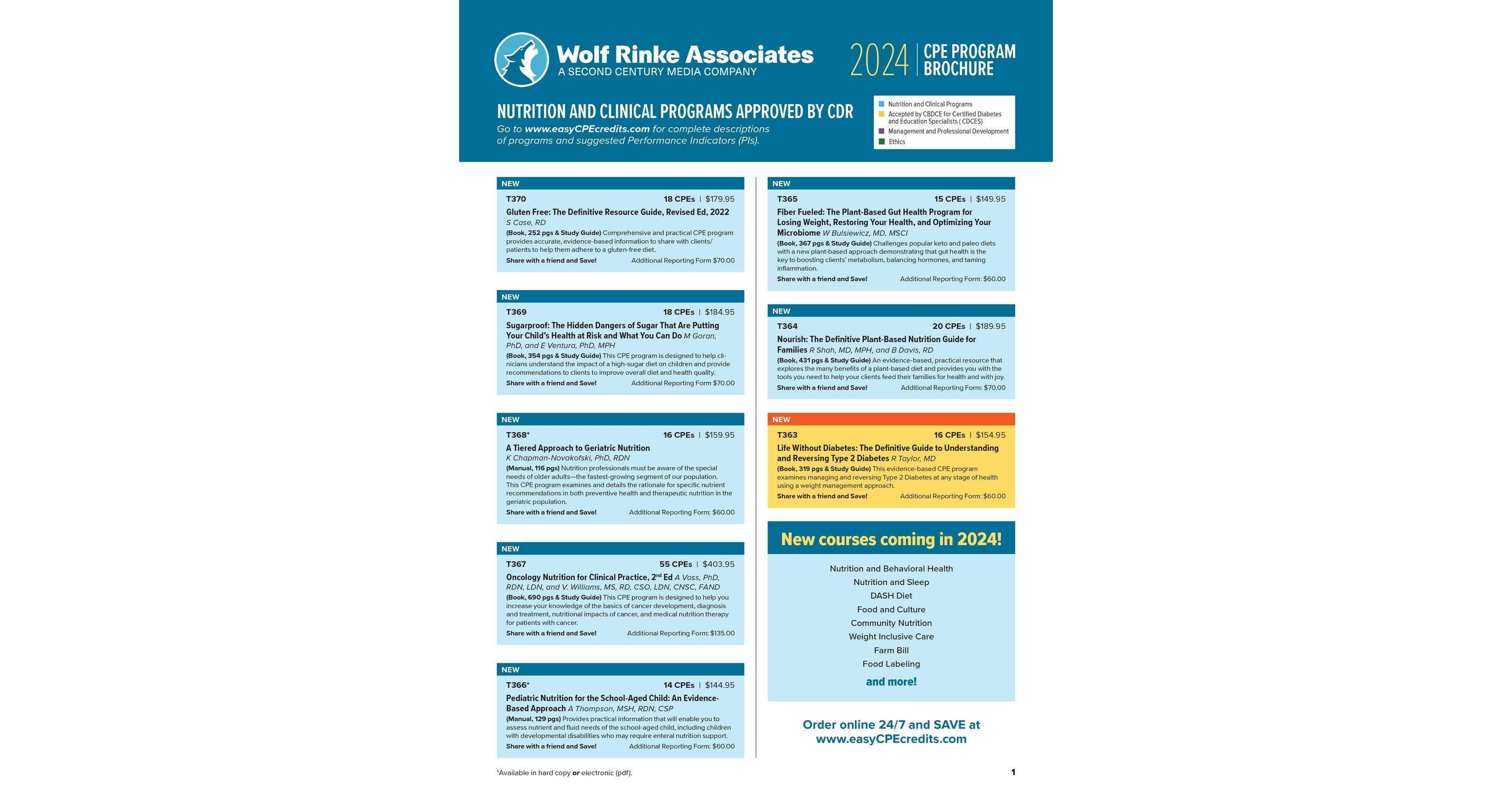 Wolf Rinke Associates Brochure 2024