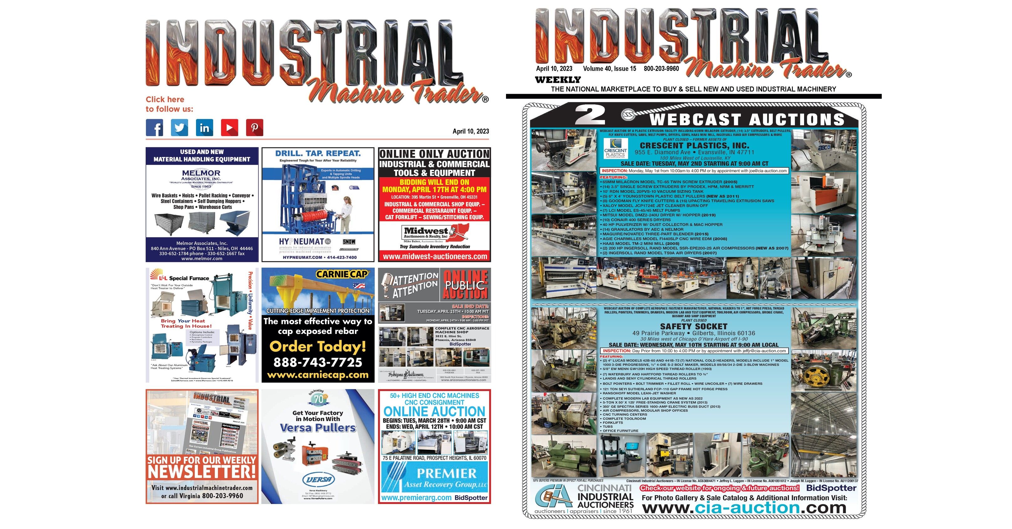 April 10, 2023 Industrial Machine Trader