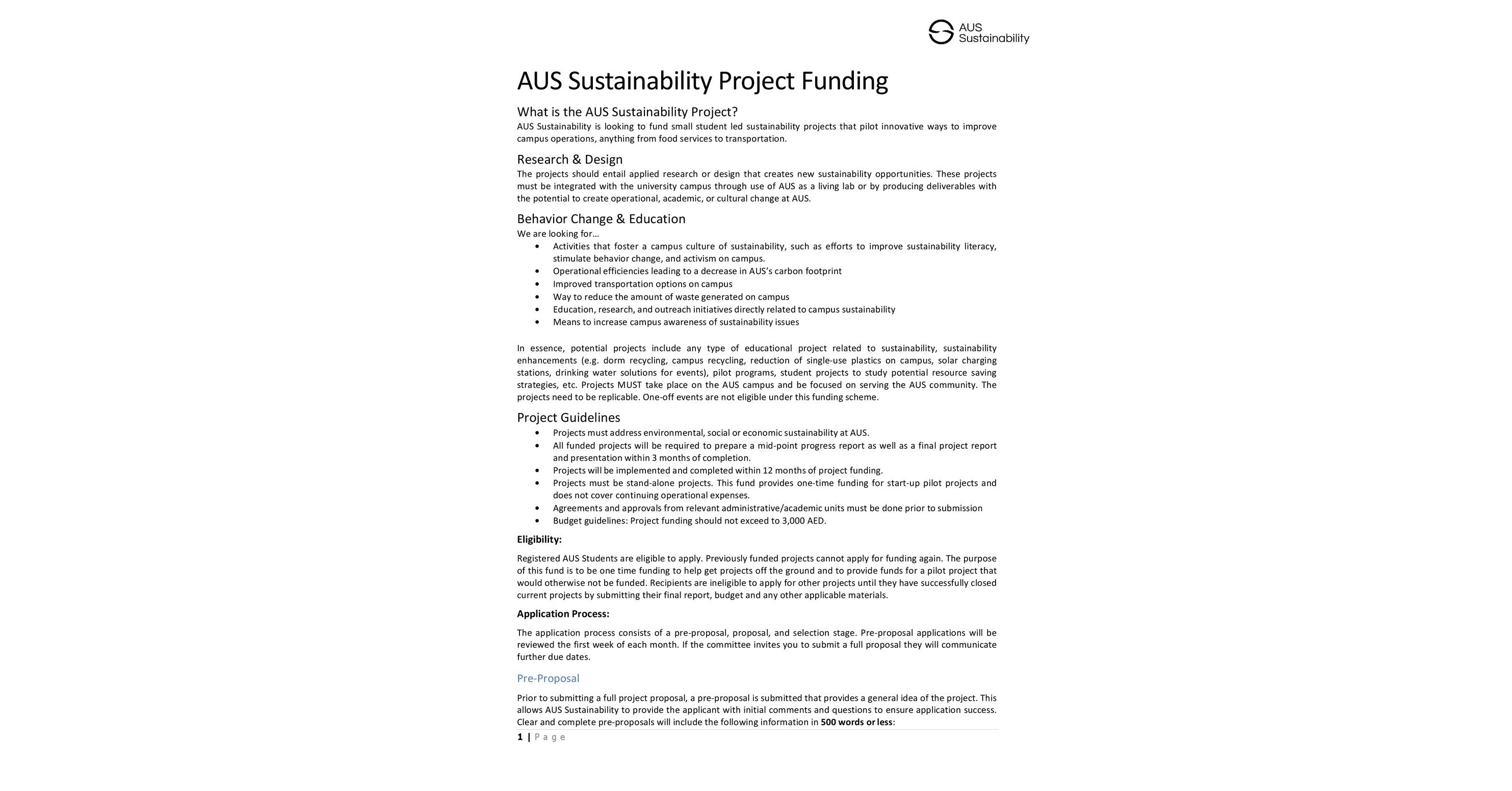 aus-sustainability-grant-project-application-process