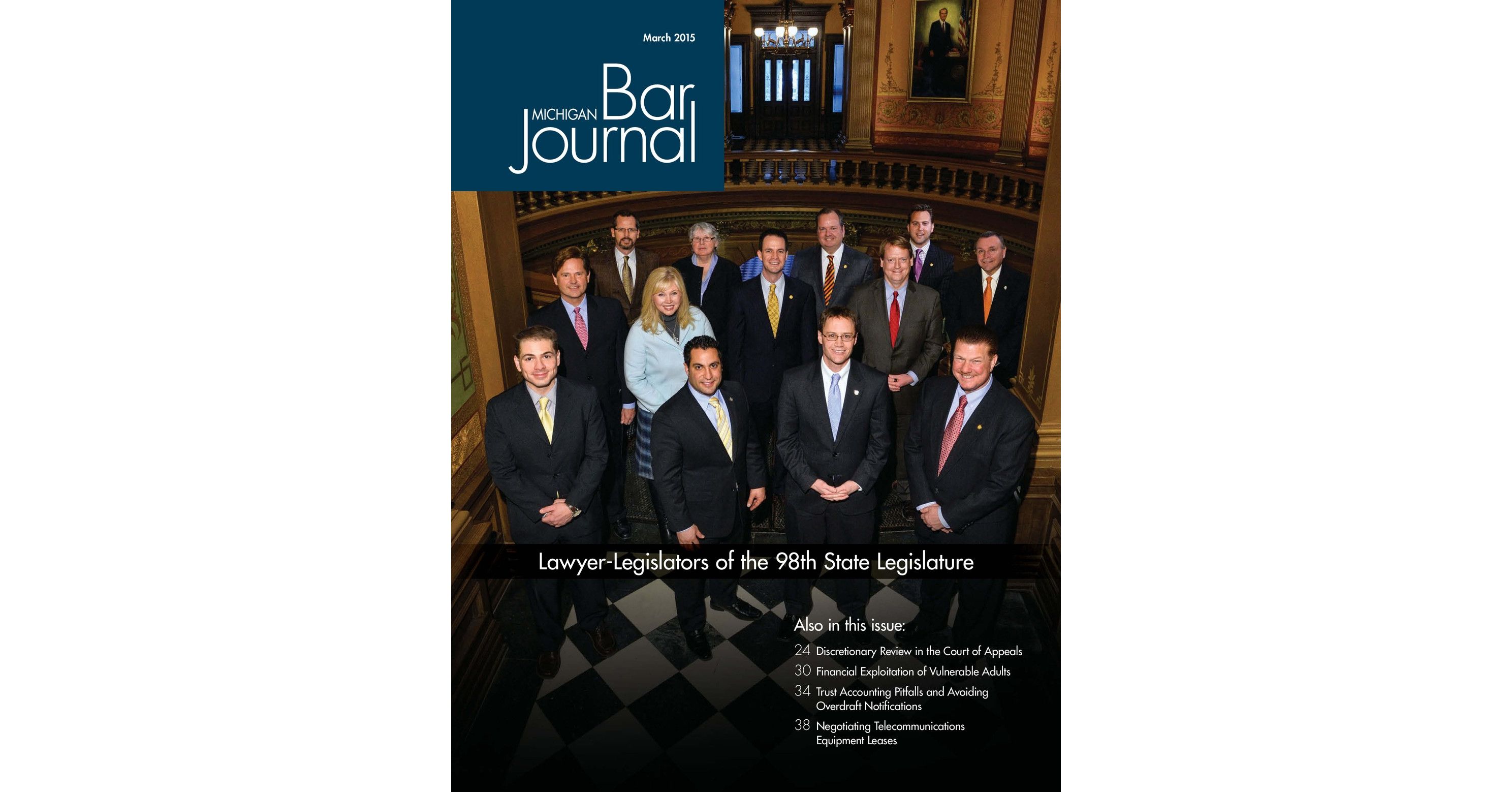 Michigan Bar Journal March 2015