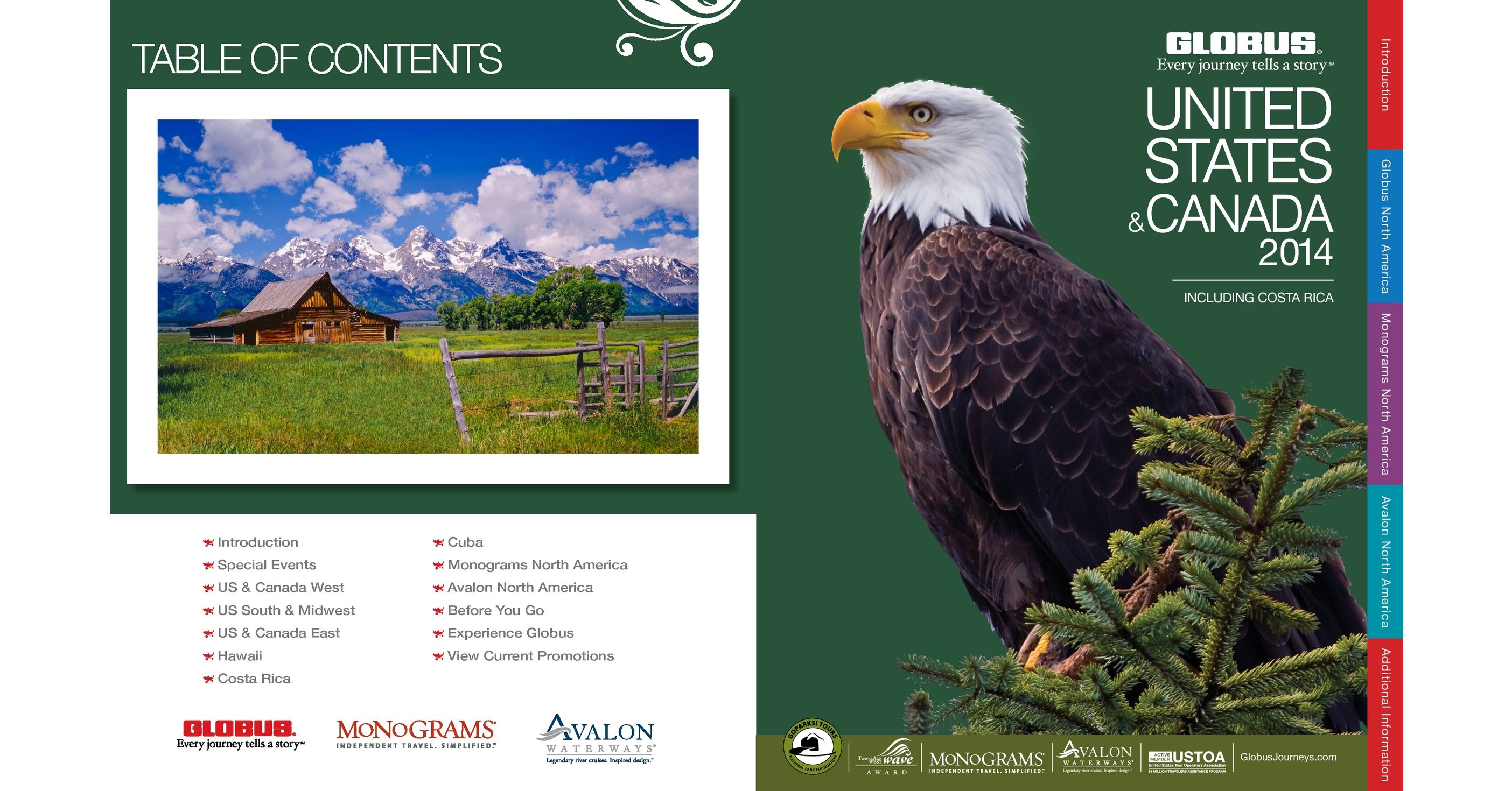 2014 Globus North America Brochure