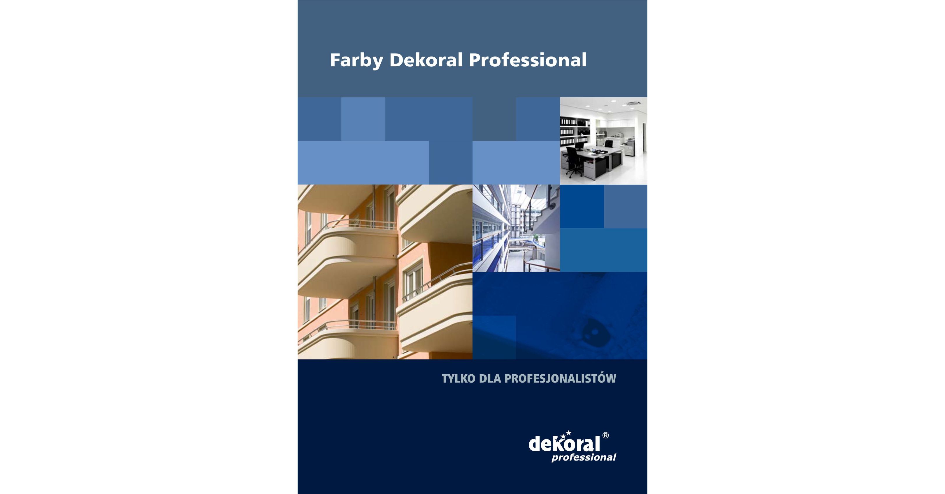 Dekoral Professional - katalog produktów