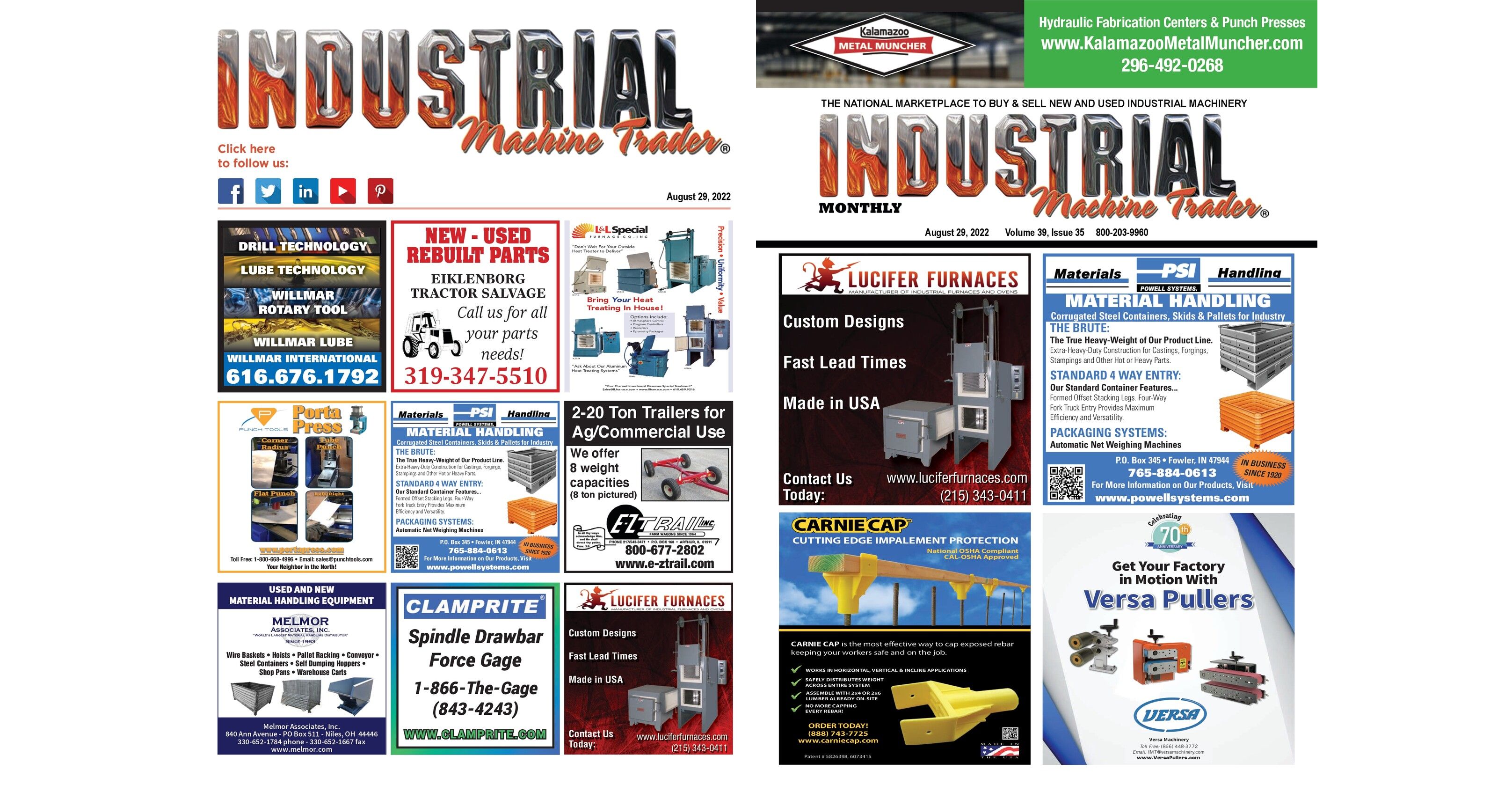 August 29, 2022 Industrial Machine Trader