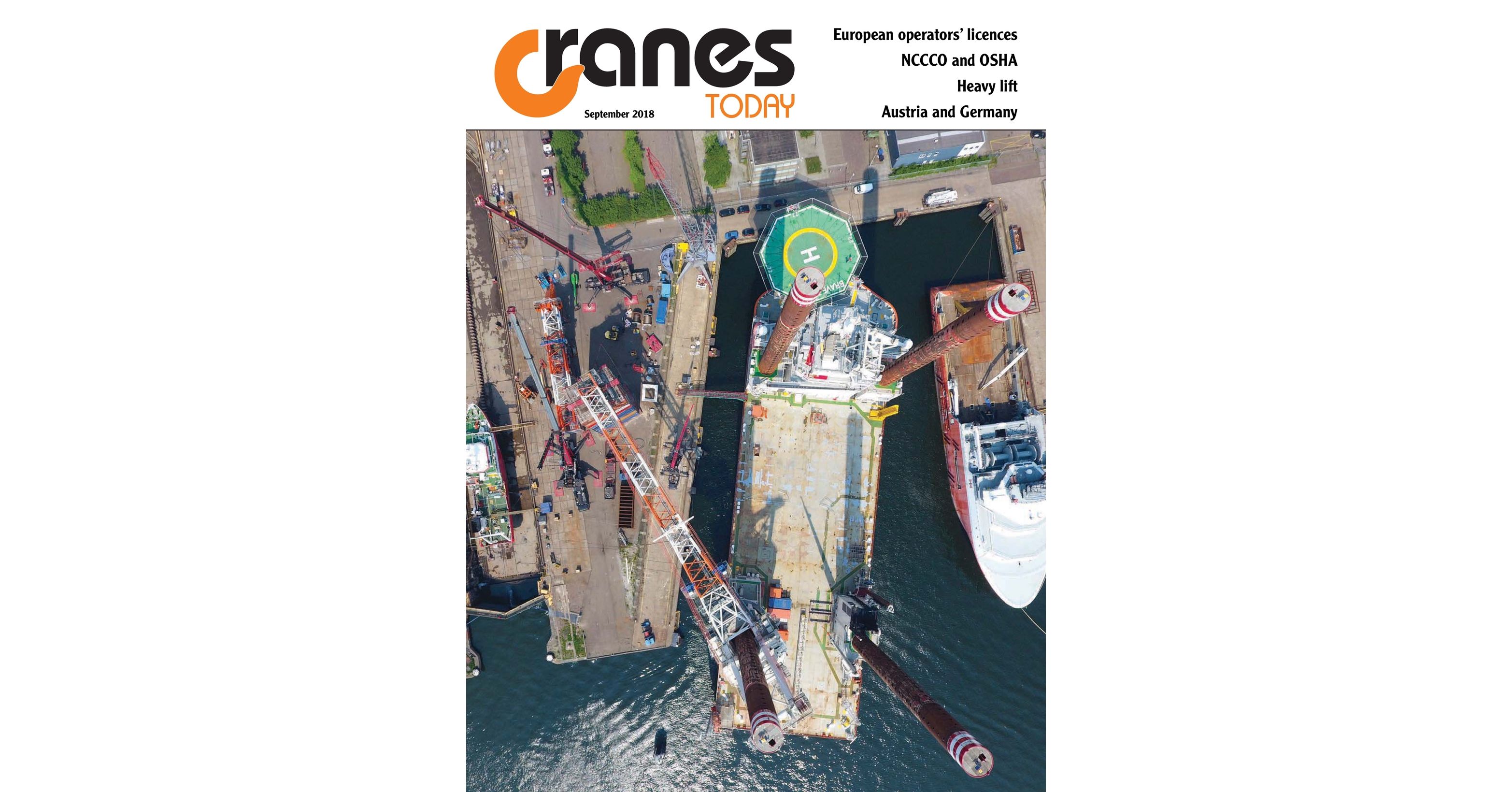 Cranes Today September 2018