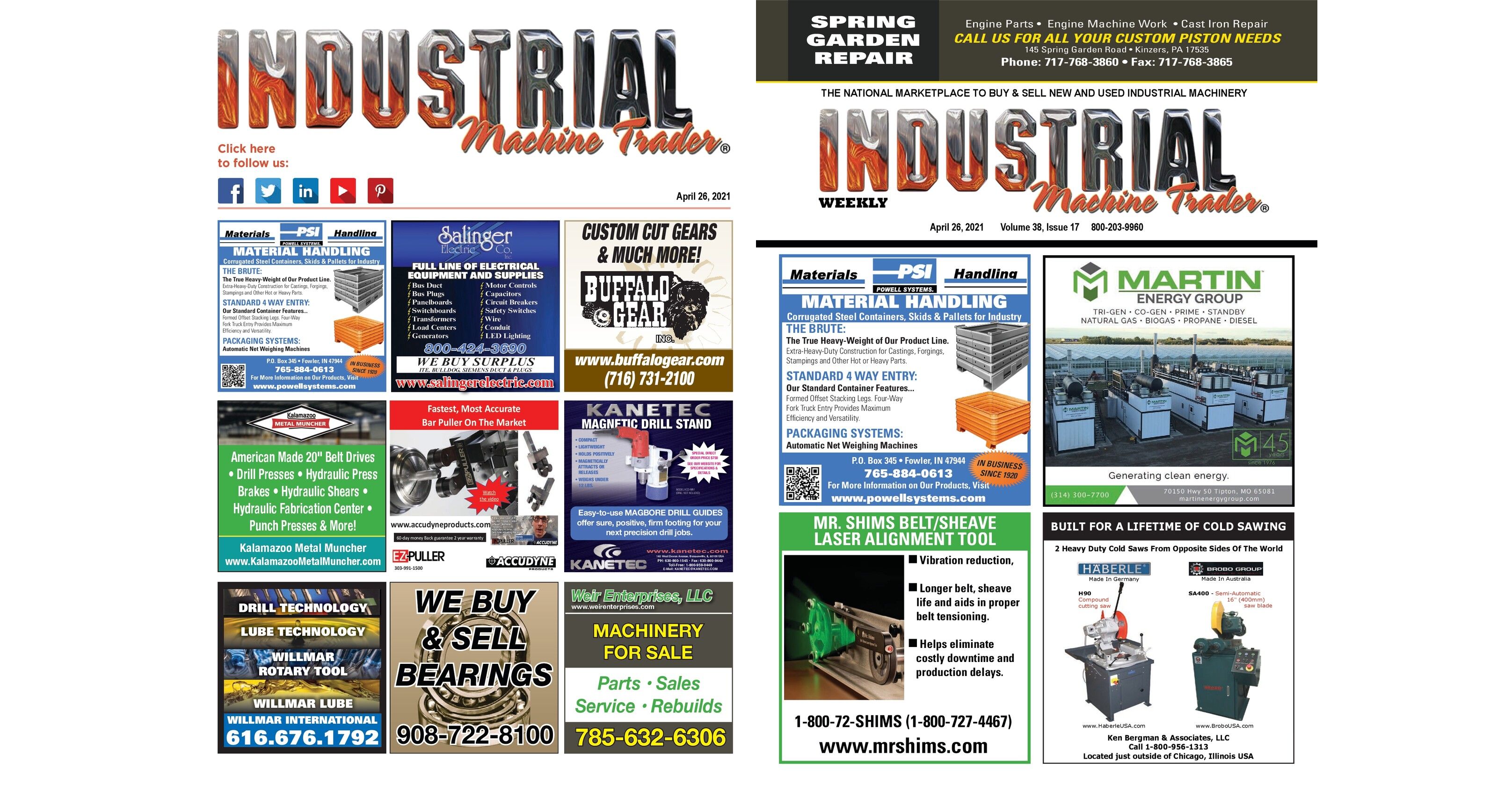 April 26, 2021 Industrial Machine Trader
