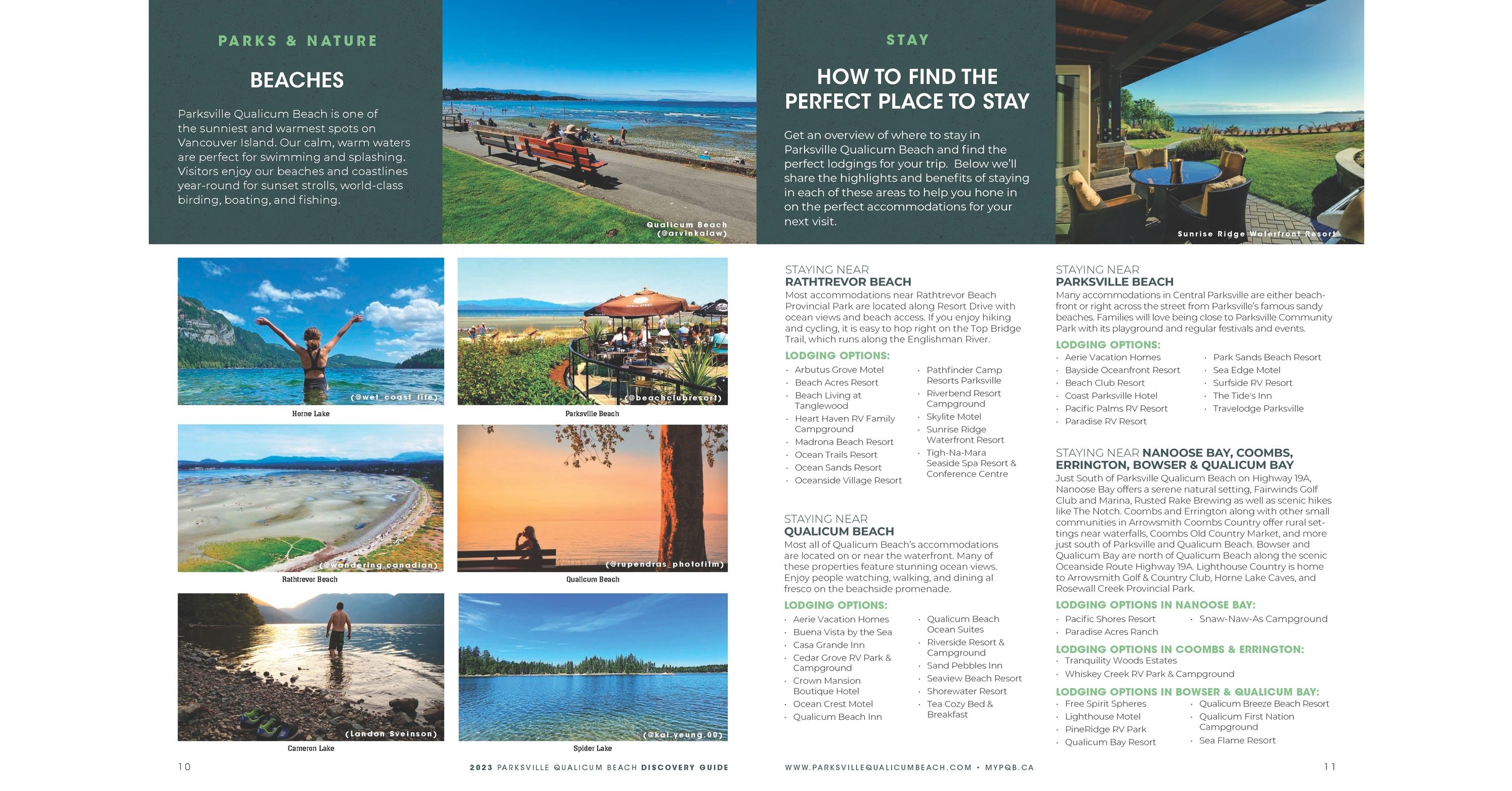 2023 Parksville Qualicum Beach Discovery Guide